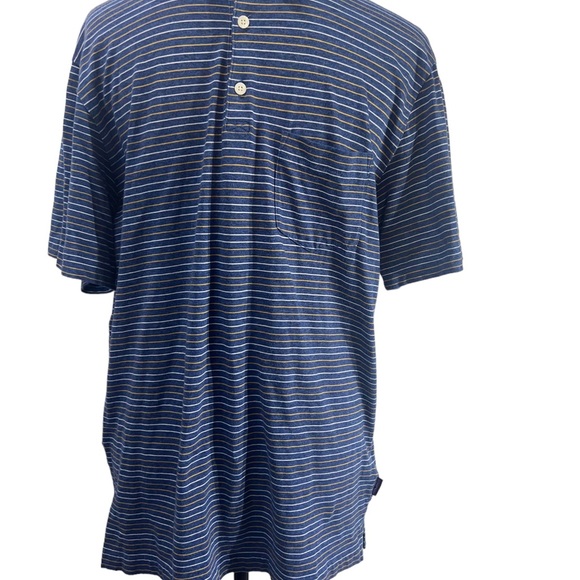 Patagonia,Size Medium, Blue, short sleeve, 3/4 Button Collar Polo, K27 - Picture 10 of 11